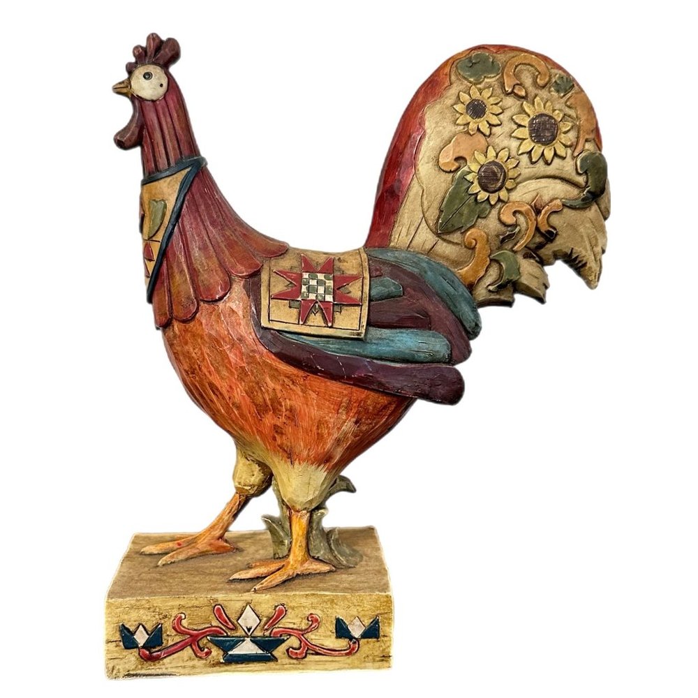 Seymour Mann 7.75” Rooster Statue Figurine Large